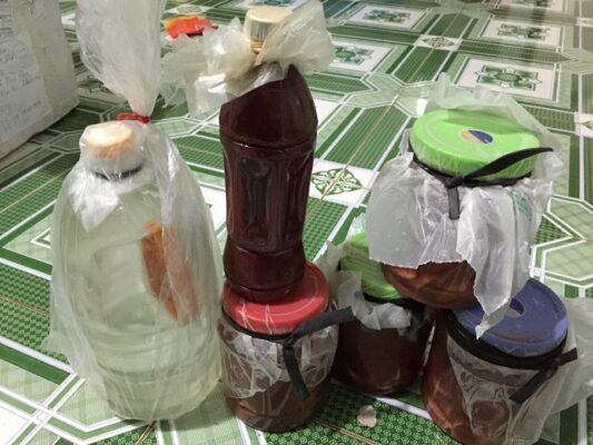 khách hàng tại nha trang đã nhận được rượu nhung hươu