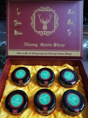 bột nhung hươu ngâm mật ong