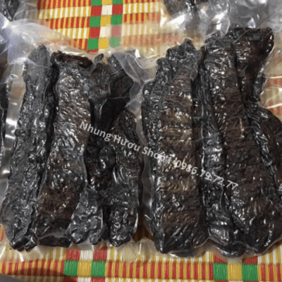 thịt nai gác bếp