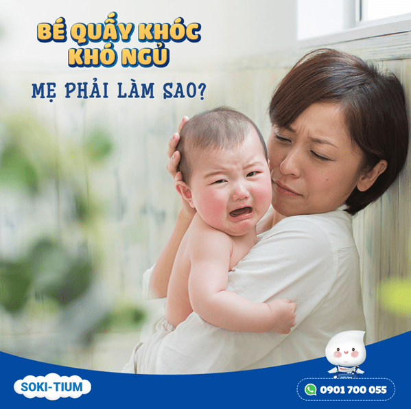 bé quấy khóc khó ngủ