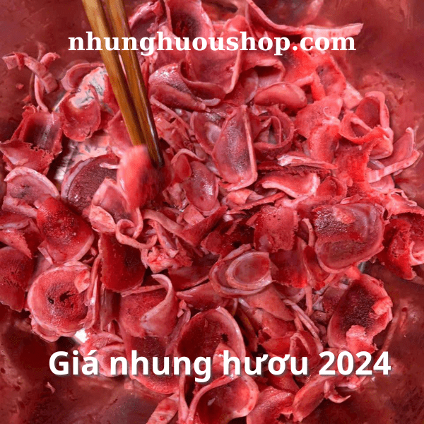 giá nhung hươu hương sơn 2024